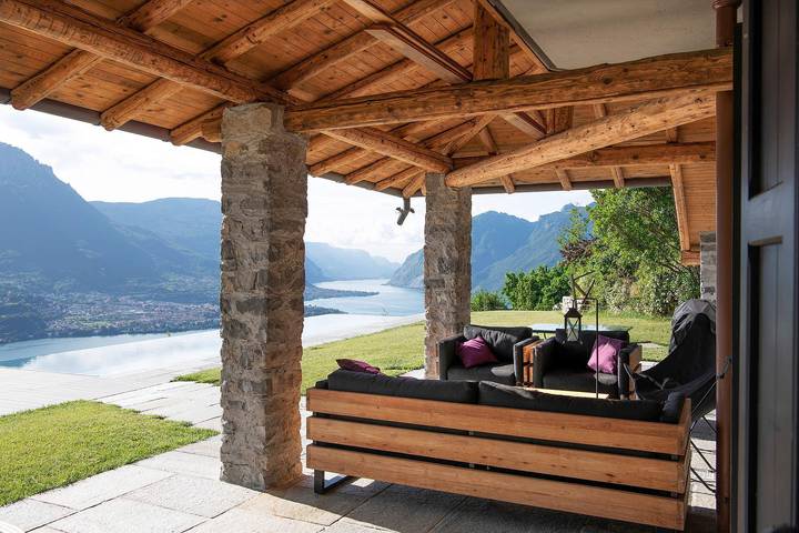 Villa pour 8 personnes, avec balcon ainsi que jardin et vue sur le lac dans Lac de Côme - 4