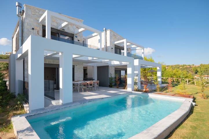 Ferienhaus für 8 Personen, mit Garten und Ausblick in Chalkidiki - 2