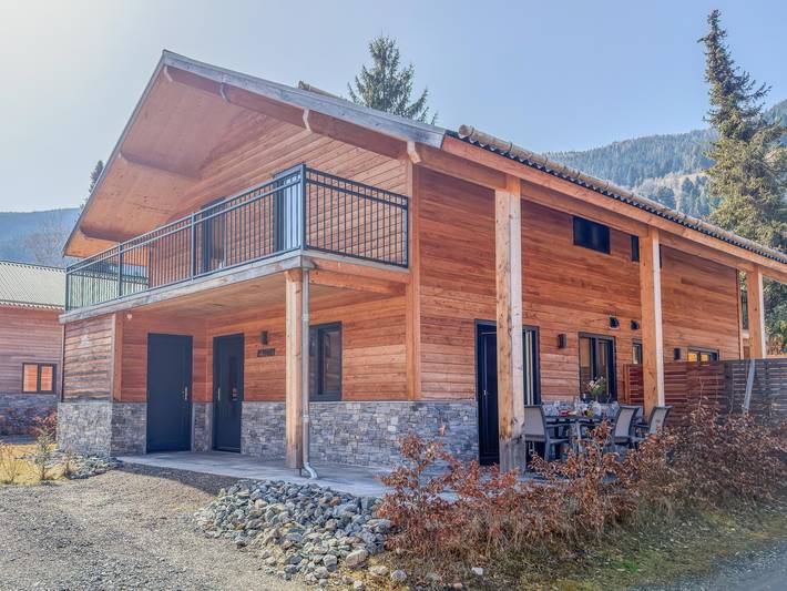 Chalet für 6 Personen, mit Garten und Sauna sowie Balkon - 1