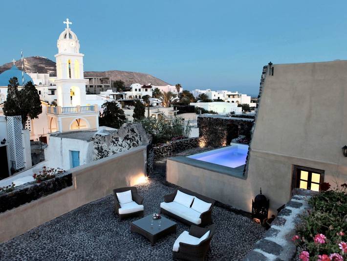 Location de vacances pour 6 personnes, avec jardin et piscine à Megalochori - 3