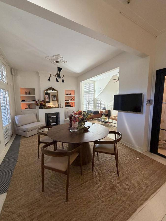 Ferienwohnung für 3 Personen, mit Terrasse und Garten sowie Ausblick