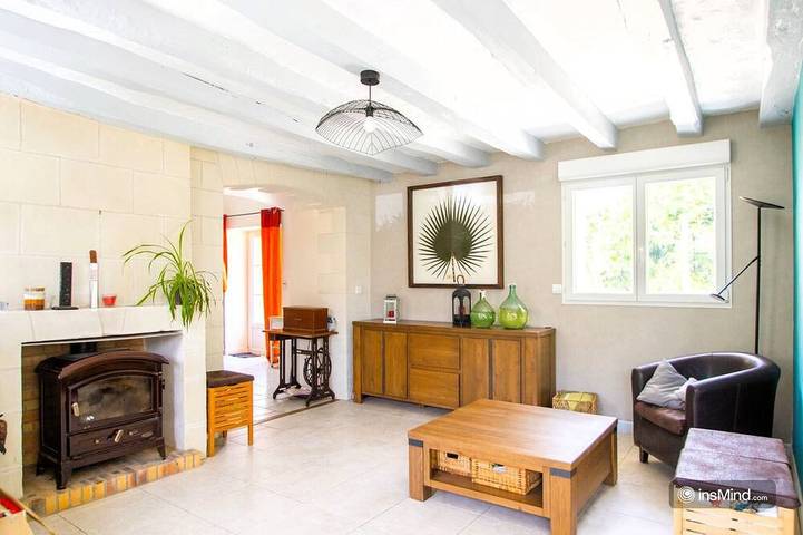 Maison de vacances pour 8 personnes, avec jardin à Montlouis-sur-Loire