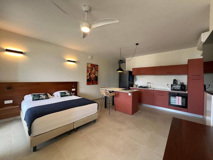 Aparthotel para 2 personas, con piscina y jardín - 1