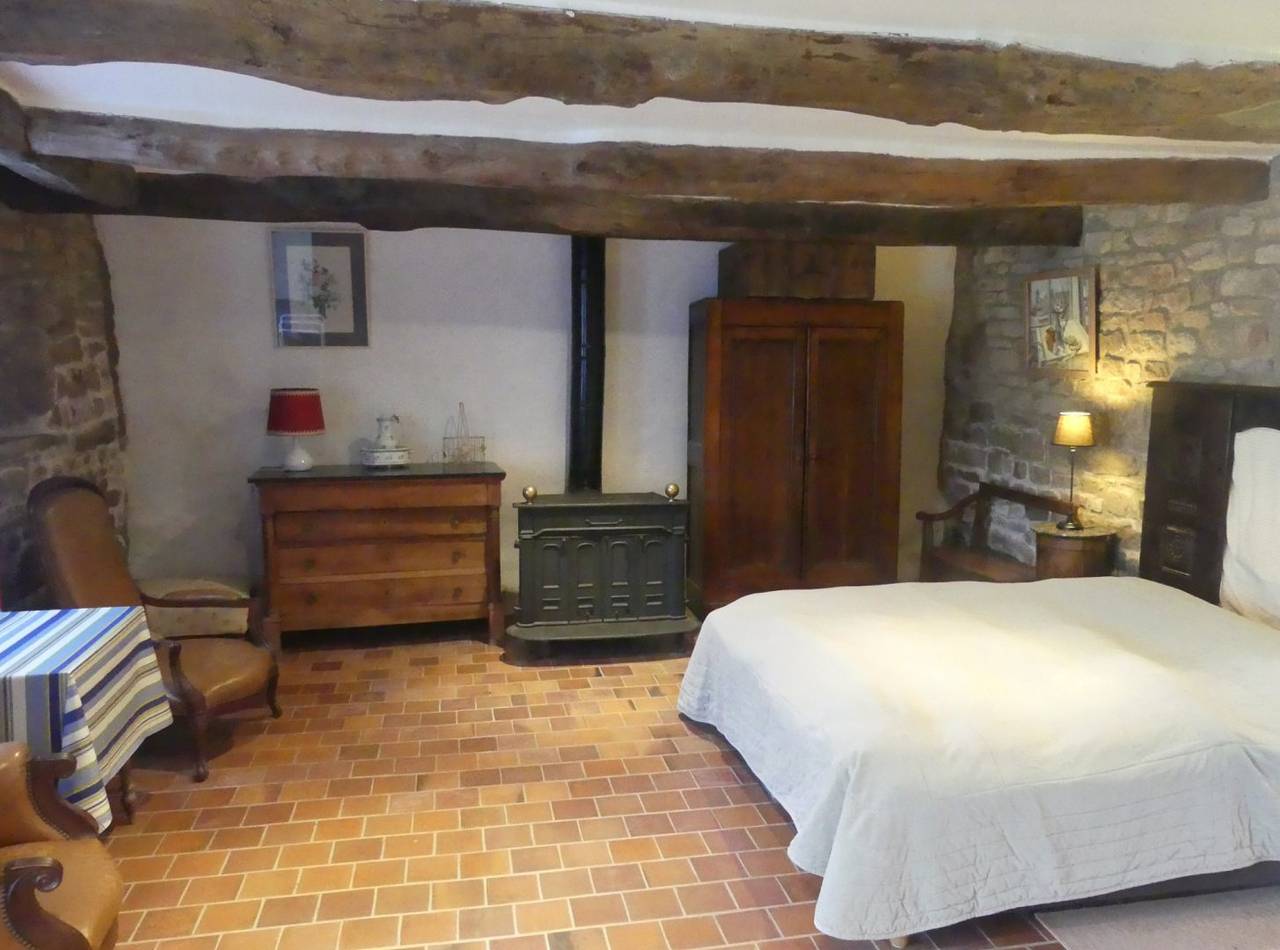 Les Chaumières de Kerimel - Chambre Perceval in Ploemel, Côte des Mégalithes