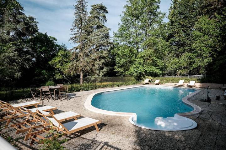 Hôtel pour 2 personnes, avec jardin ainsi que piscine et vue, animaux acceptés à La Membrolle-sur-Choisille - 3