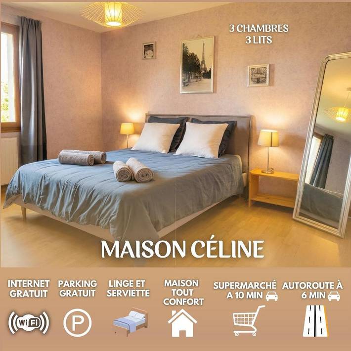 Location de vacances pour 7 personnes, avec terrasse dans Crevant-Laveine