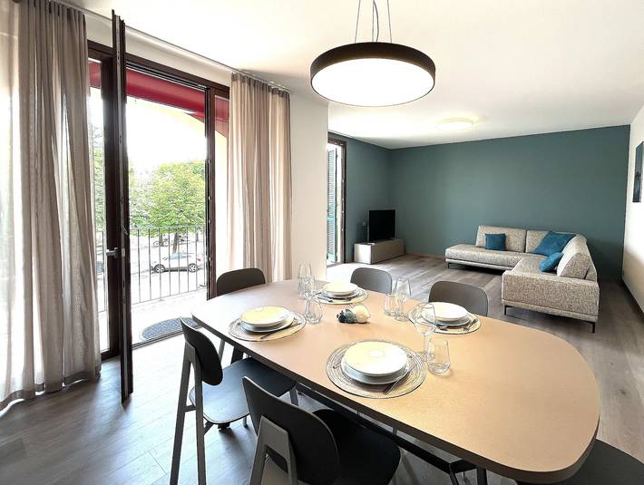 Ferienwohnung für 4 Personen, mit Balkon/Terrasse und Terrasse