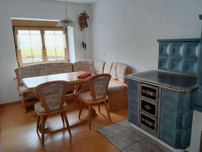 Ferienwohnung für 4 Personen, mit Terrasse und Garten sowie Ausblick
