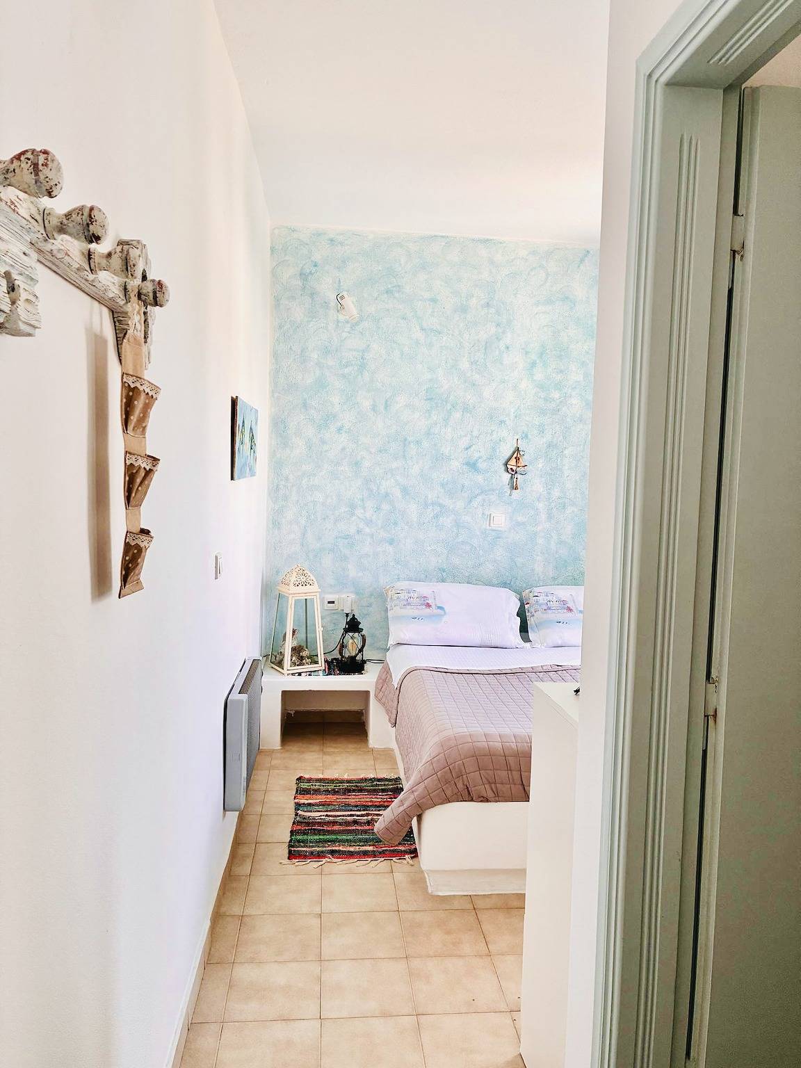 Monolocale intero, Casa Filareti - Monolocale triplo con vista sulla città in Chora (Ios), Ios