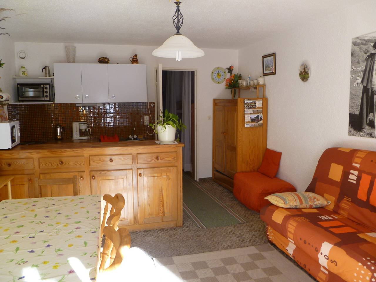 Appartement entier, Charmant appartement à Enchastrayes 38 m² avec vue montagne in Le Sauze, Enchastrayes