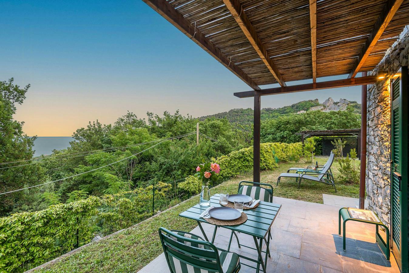 Villa con vista sulla baia delle Cinque Terre in Comune di Porto Venere, Riviera di Levante