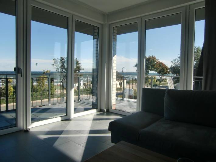Ferienwohnung mit Meerblick für 2 Personen, mit Balkon
