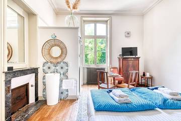 Cottage pour 2 personnes, avec piscine ainsi que jardin et jacuzzi à Bouchemaine