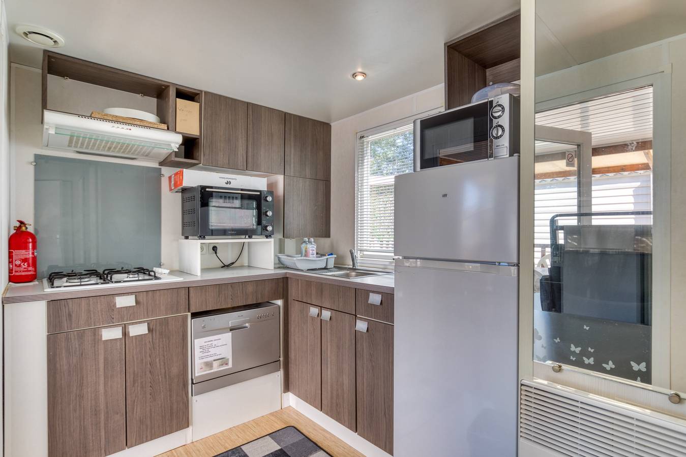 Mobil-home « Camping Les Dunes » con terraza privada, jardín común y aire acondicionado in Agde, Costa mediterránea (Francia)