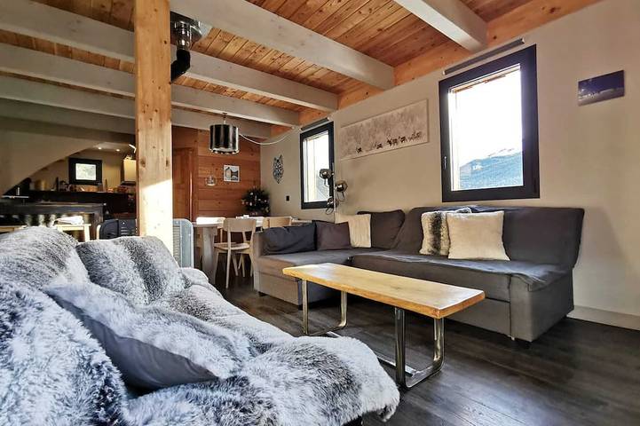 Chalet pour 4 personnes, avec jardin et terrasse