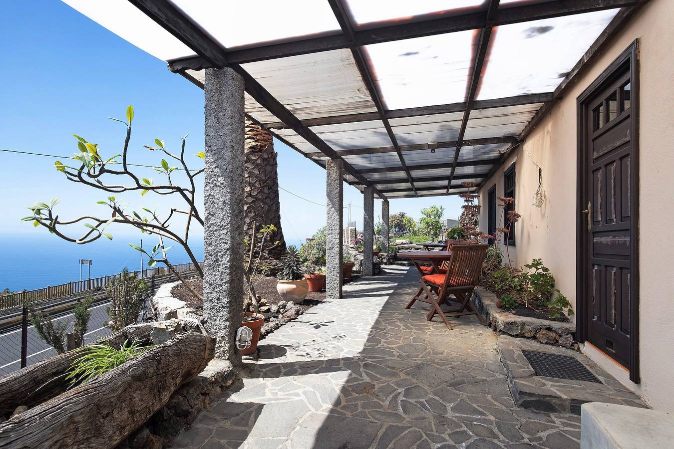 Apartment 'Casa La Podona- A' with Sea Views and Shared Terrace in Jedey, Los Llanos de Aridane