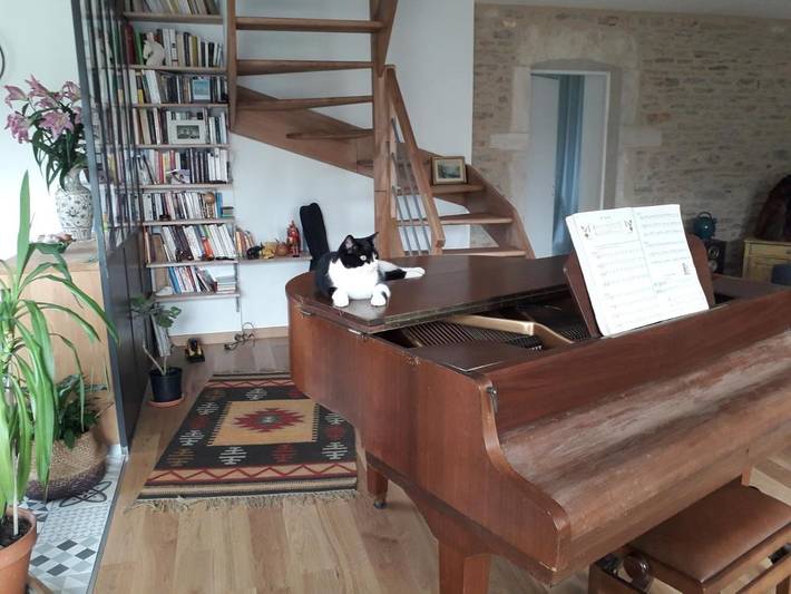 Location de vacances pour 2 personnes, avec piscine ainsi que jardin et vue, animaux acceptés dans Jalogny - 3