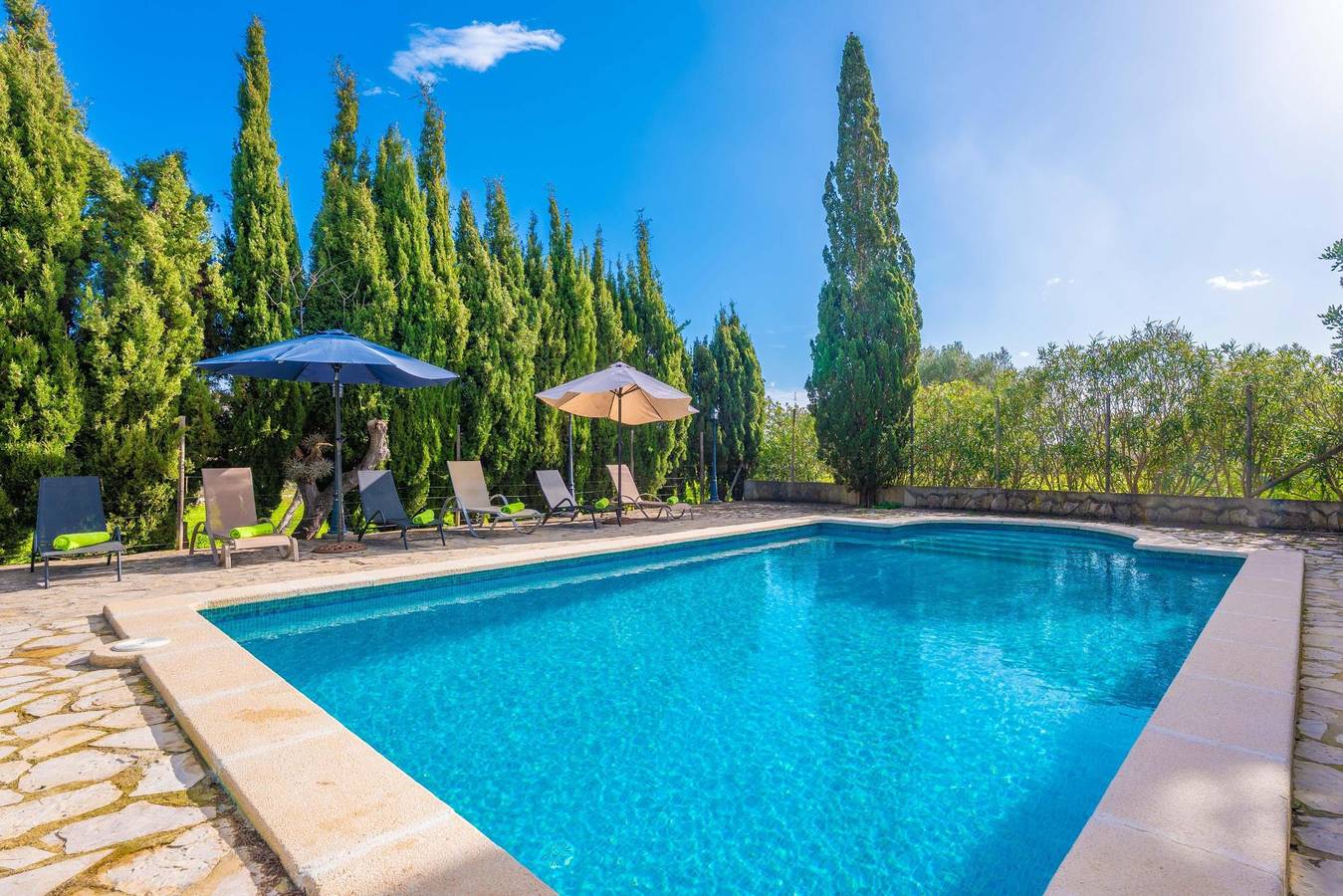 Can Tabou - Am Fuße der Tramuntana mit privatem Pool und W-Lan in Selva, Mallorca Inselmitte