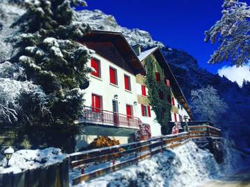 Hôtel pour 2 personnes, avec vue et jardin à Vénosc