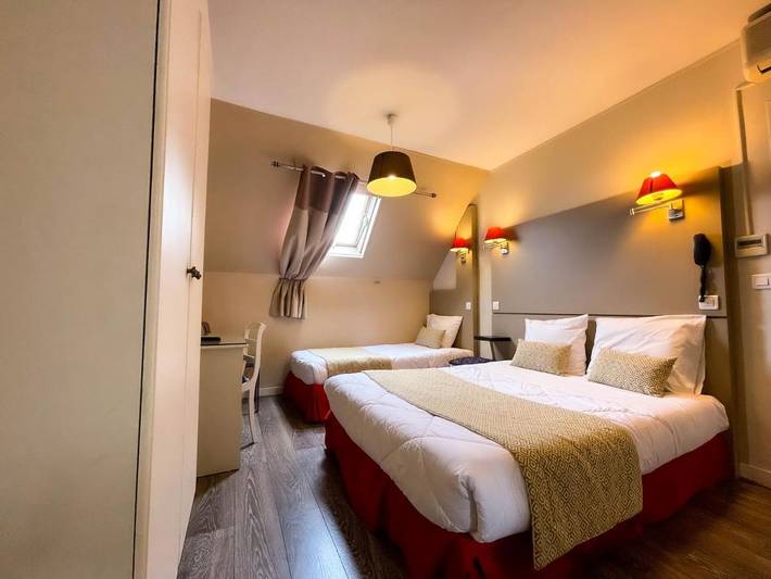 Hôtel pour 2 personnes, avec balcon et vue