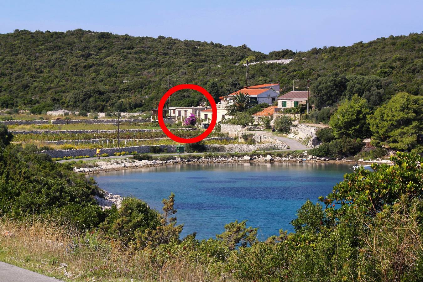1-Zimmer-Haus mit Terrasse und Meerblick Bucht Parja, Vis K-8903 in Vis Stadt, Split-Dalmatien