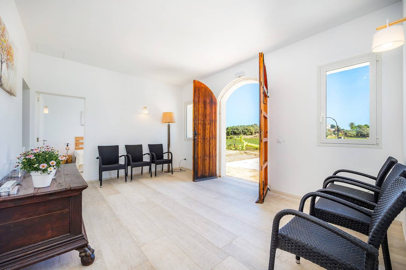 Ferme 'Son Crespi Vell 2' avec vue sur montagne et terrasse privée in Manacor, Majorque de l'Est