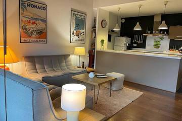 Gîte pour 4 personnes, avec balcon ainsi que piscine et sauna à Saillagouse