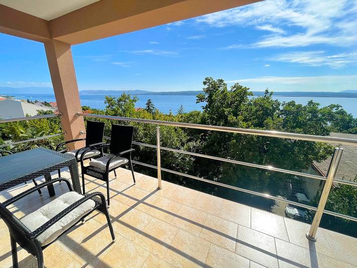 Ferienwohnung für 4 Personen, mit Balkon in Dramalj