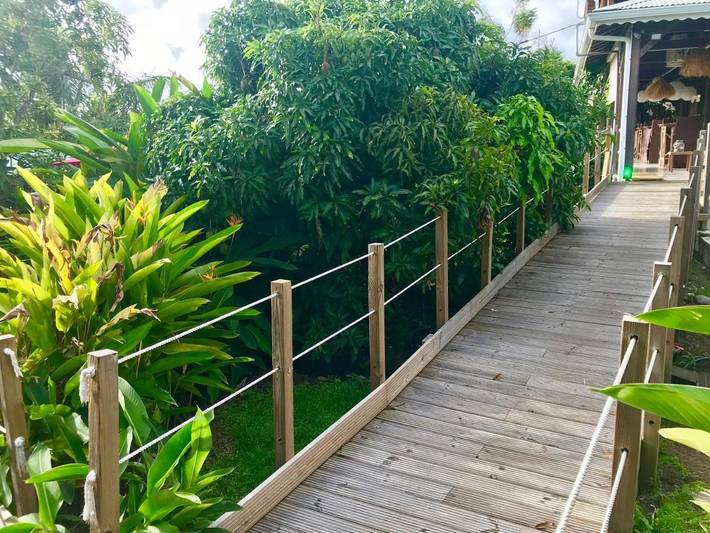 Lodge pour 2 personnes, avec piscine et jacuzzi ainsi que jardin et sauna en Martinique - 4