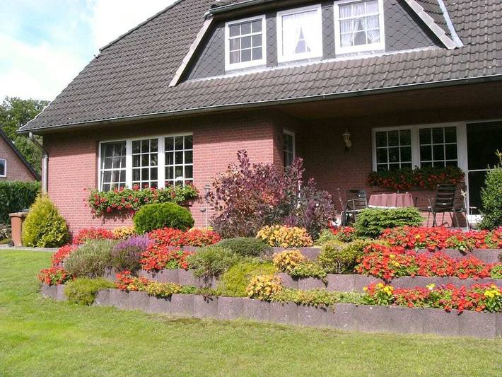Ferienhaus für 4 Personen, mit Balkon und Garten in Bispingen