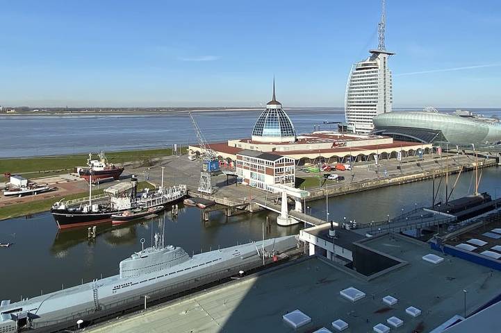 Ferienwohnung für 2 Personen, mit Balkon rund um die Havenwelten