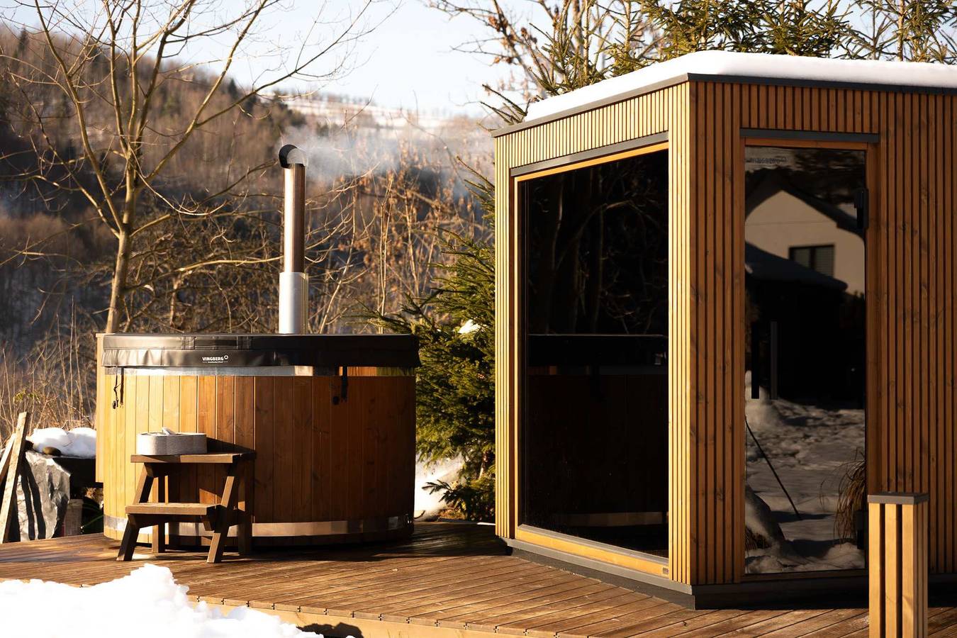 Zacisze Beskidu – Private House with Sauna, Jacuzzi & Pool in Karpaten (Polen)