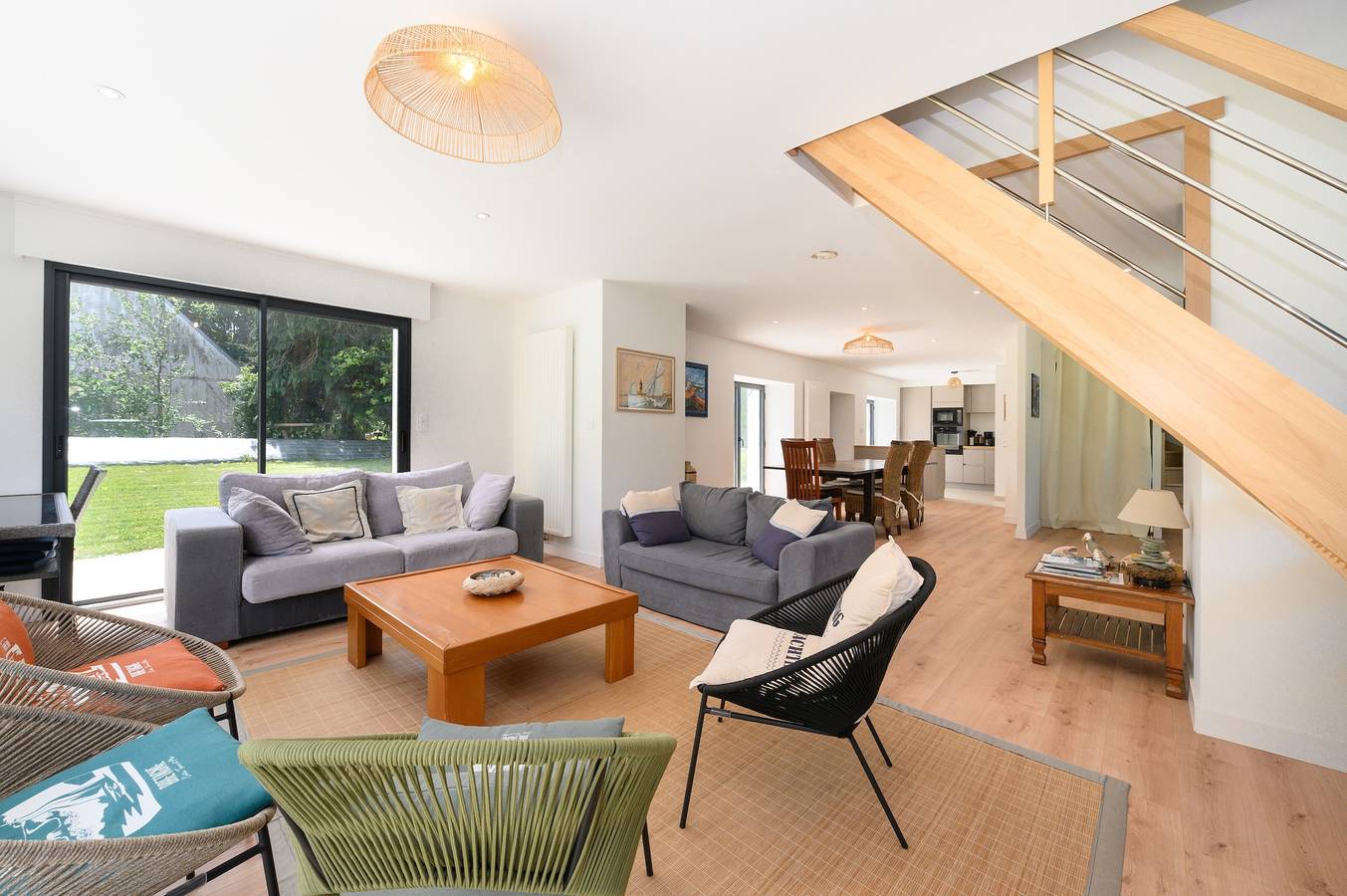 Ferienhaus 'Riantec' mit privater Terrasse, Garten und Wlan in Riantec, Côte des Mégalithes