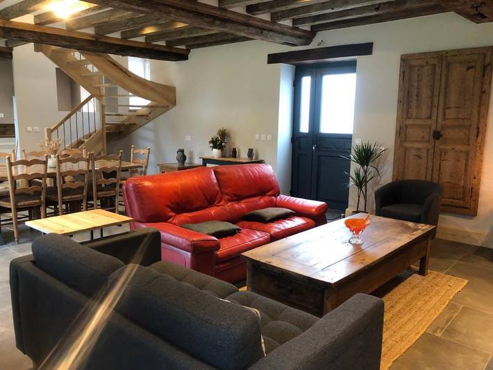 Maison de vacances pour 9 personnes, avec jardin