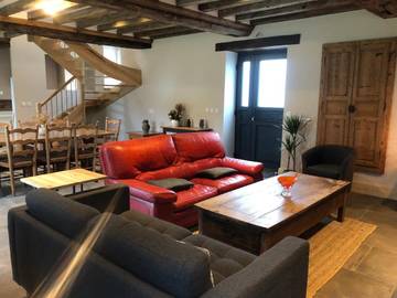Gîte pour 9 personnes, avec jardin à Graye-sur-Mer