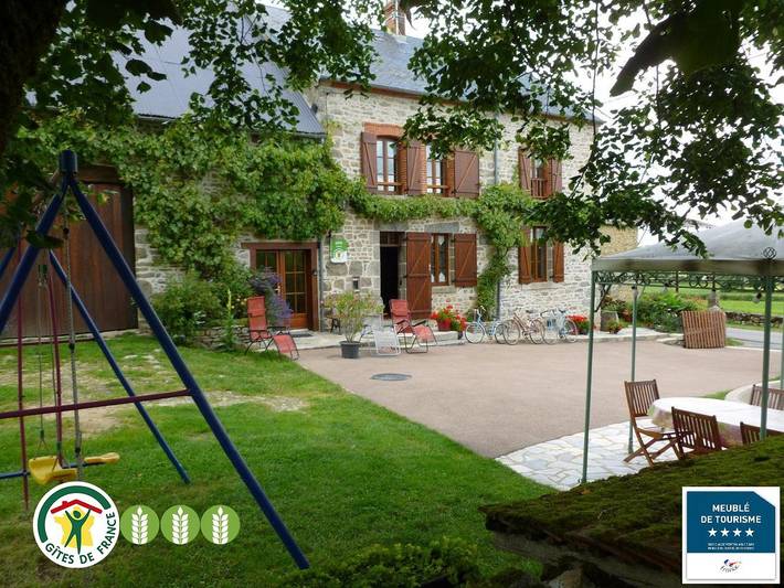 Gîte pour 8 personnes, avec Terrasse et Jardin