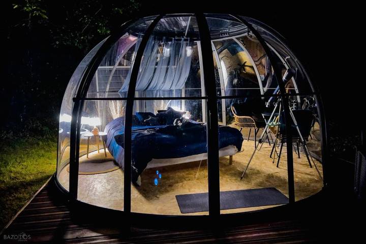 Tente pour 2 personnes, avec Terrasse ainsi que Jardin et Piscine dans le Finistère - 3