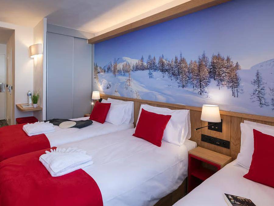 Village Club Mmv Plagne 2000 - Aime La Plagne - Chambre 3 personnes - Chambre pour 3 pers. in Aime 2000, Aime-la-Plagne