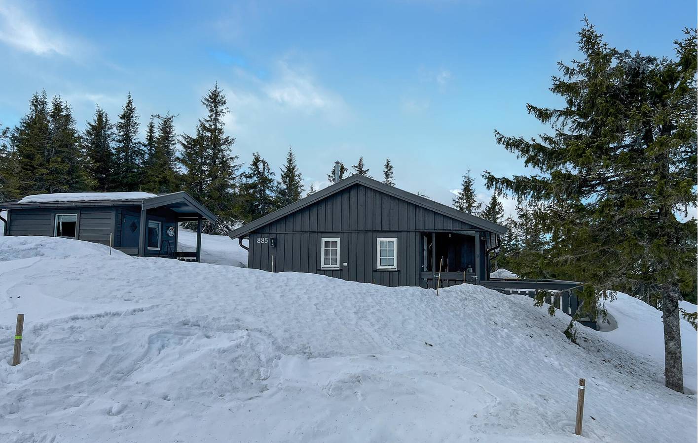 Holiday home for 8 people with terrace in Ringsaker