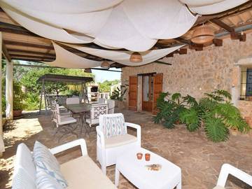Chalet in Búger, Interior de Mallorca für 4 