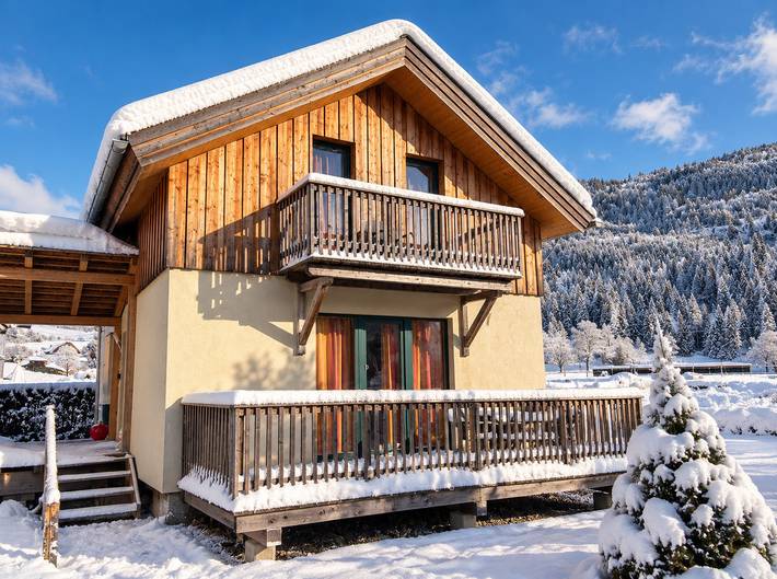 Ferienhaus für 9 Personen, mit Sauna und Balkon sowie Garten - 1