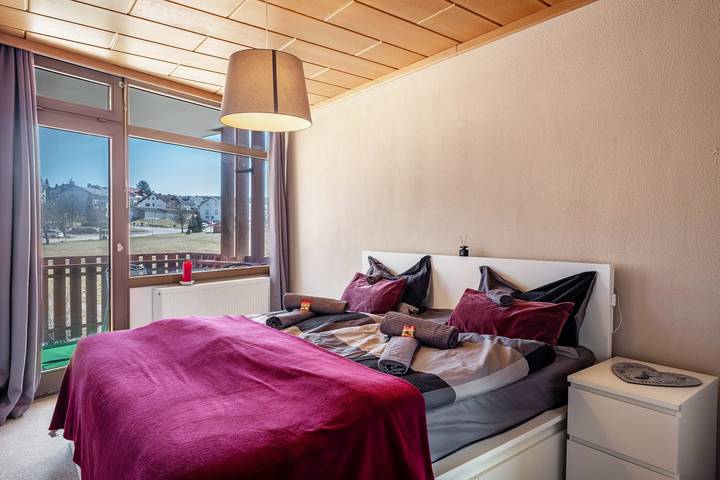 Ferienwohnung für 4 Personen, mit Balkon und Garten sowie Sauna in Schluchsee
