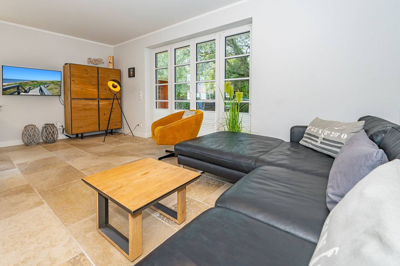 Doppel-Ferienhaushälfte für max. 6 Personen mit Sauna, Garten und Kinoraum in Westerland, Sylt (Gemeinde)