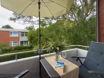 Ferienwohnung für 2 Personen, mit Ausblick und Balkon in Horumersiel
