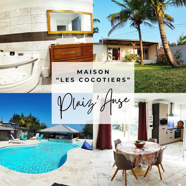 Maison de vacances pour 4 personnes, avec jardin ainsi que piscine et jacuzzi