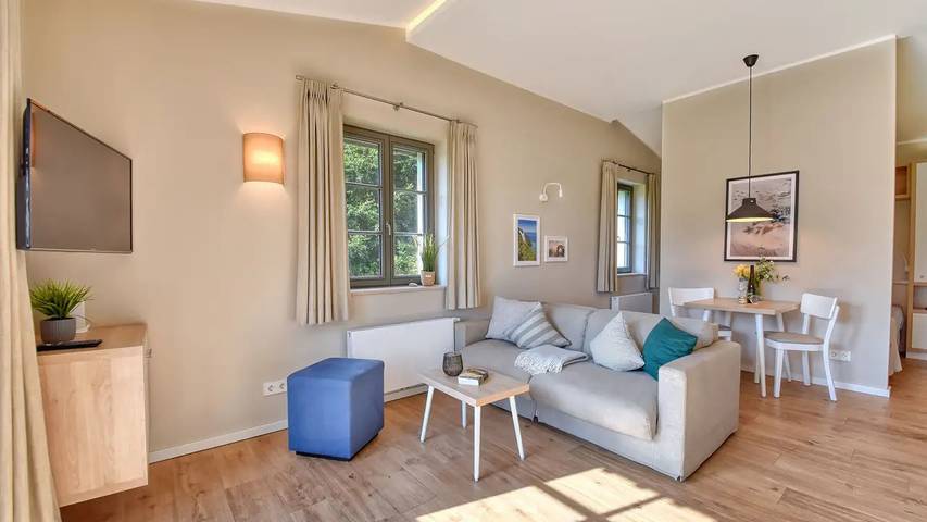 Ferienhaus für 3 Personen, mit Garten und Sauna sowie Terrasse