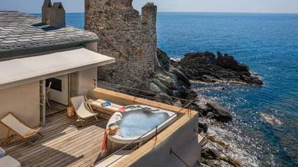 Gîte pour 9 personnes, avec balcon à Brando