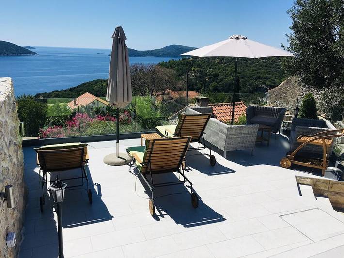 Ferienhaus für 4 Personen, mit Pool und Terrasse in Grad Dubrovnik - 2