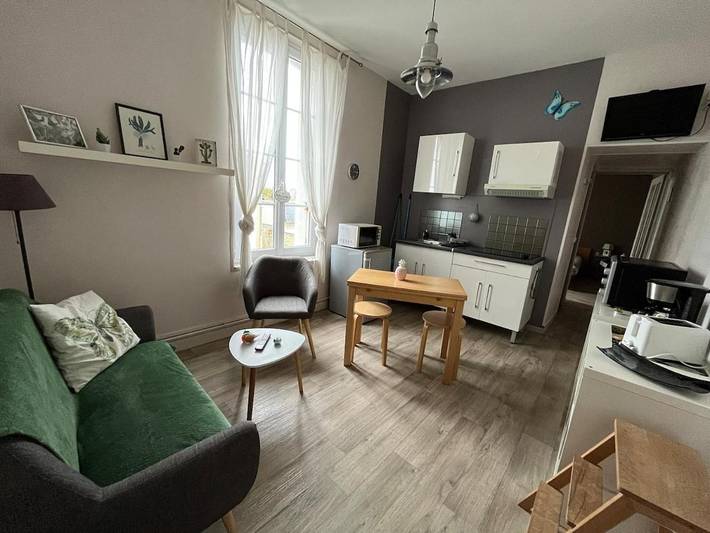 Appartement de vacances pour 3 personnes, avec jardin, animaux acceptés