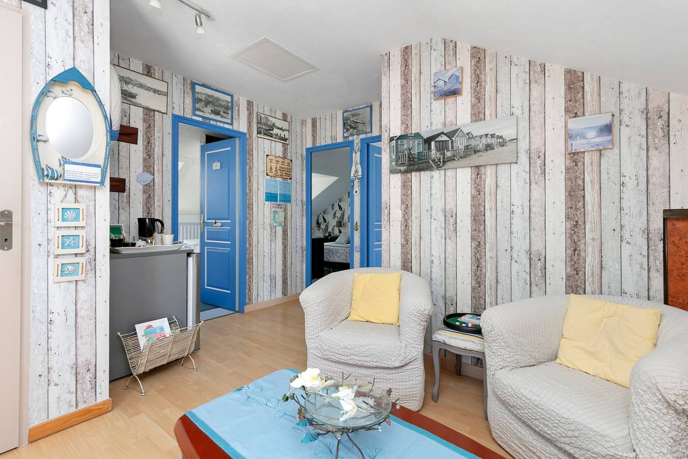 Gästezimmer „Chez Anne-Marie et Constant“ mit gemeinsamer Terrasse, Garten und Wlan in Pornichet, Côte d'Amour